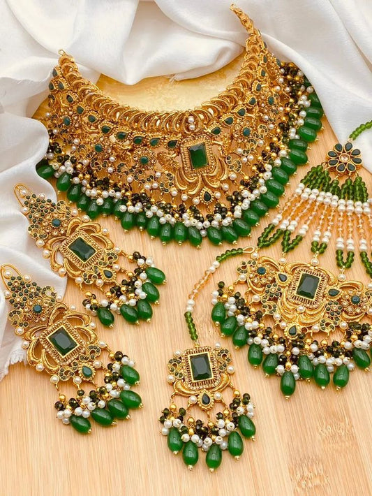 Buy 1 Get 1 Designer Super Aayesha Jewellery Set