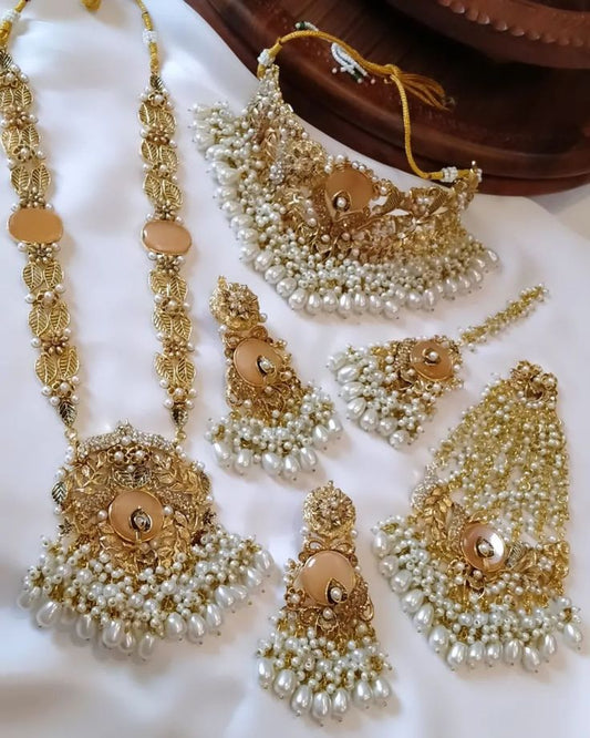 Buy 1 Get 1 Designer Super Aayesha Jewellery Set